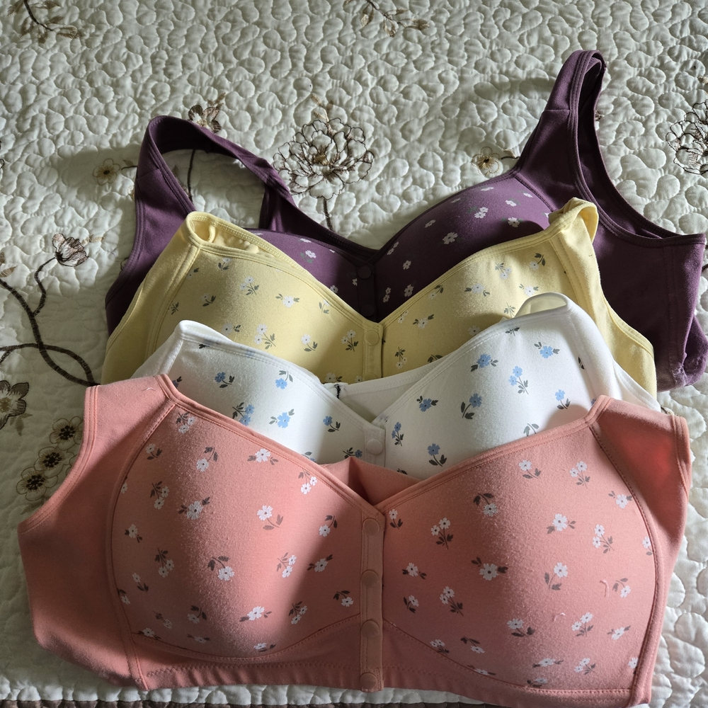 Pink and Yellow Everyday Comfort Bras